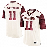 Oklahoma Sooners 11 Dede Westbrook White 47 Game Winning Streak College Football Jersey Dzhi,baseball caps,new era cap wholesale,wholesale hats
